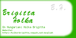 brigitta holka business card